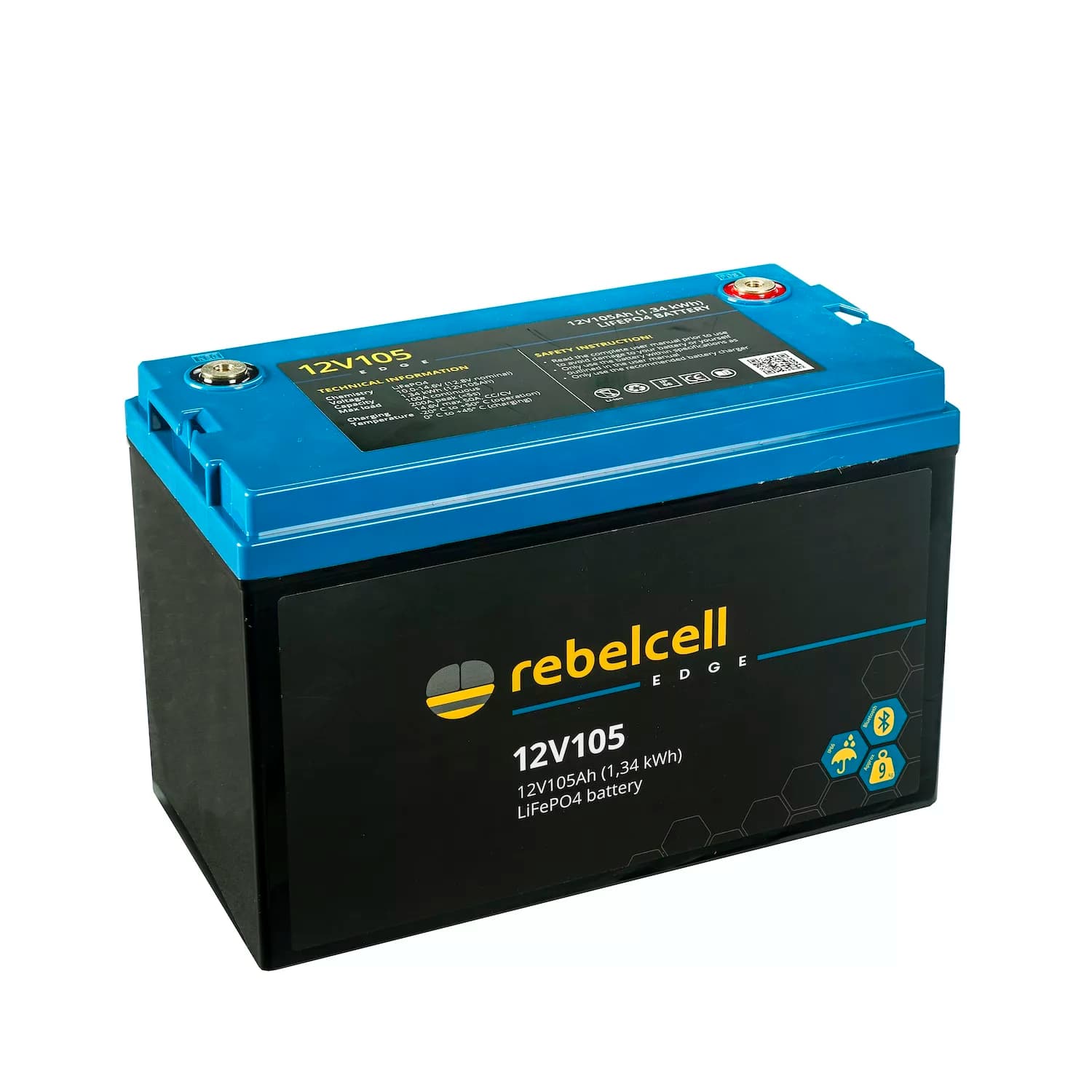 12V105 EDGE LiFePO4 battery