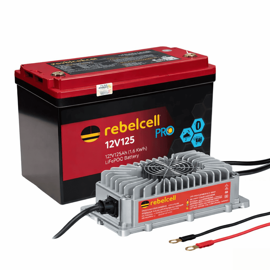12V125 PRO LifePo4 (1,6 kWh) with Charger 14.6V35A PRO LiFePO4 Waterproof