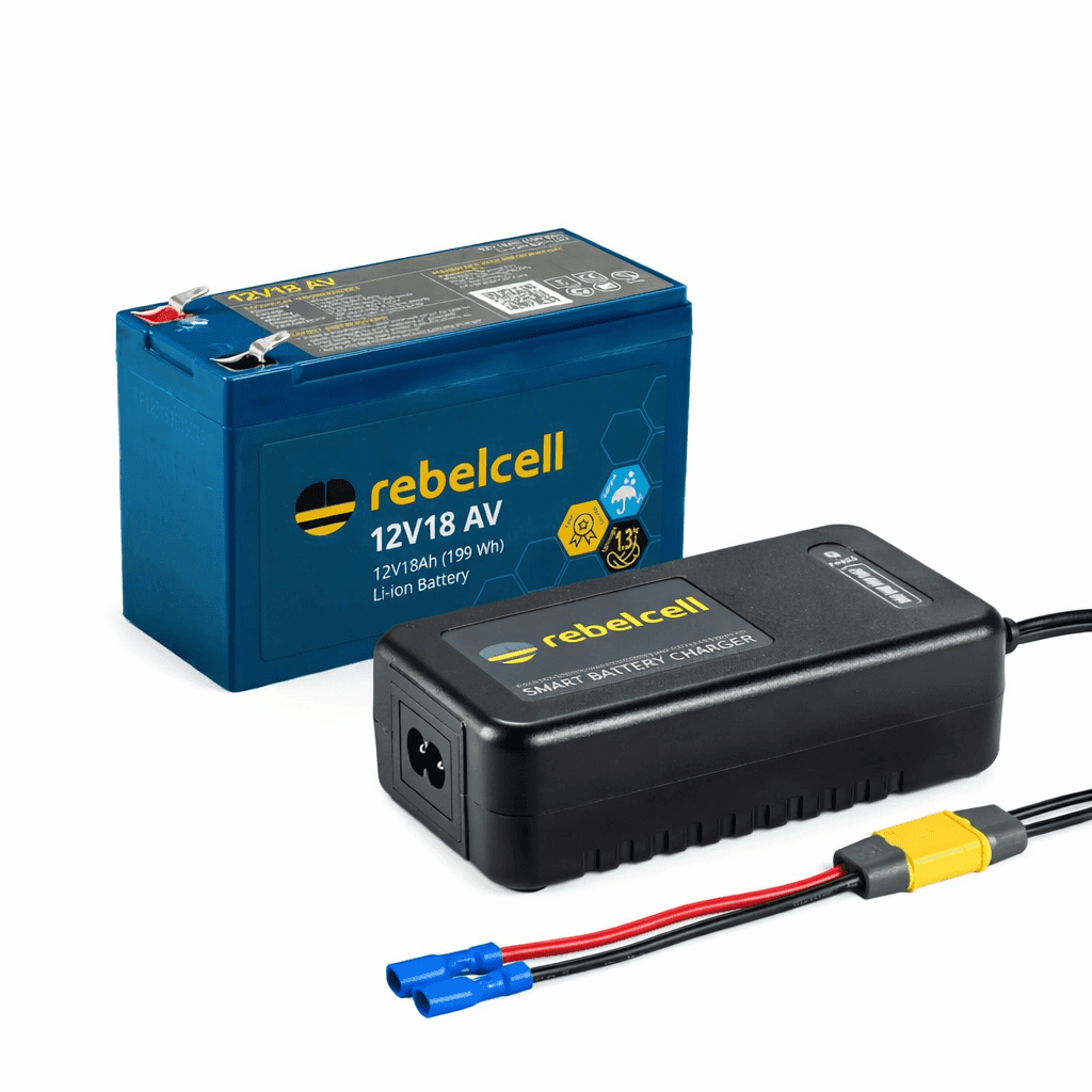 12V18 AV li-ion battery with Charger 12.6V4A Li-ion with XT60