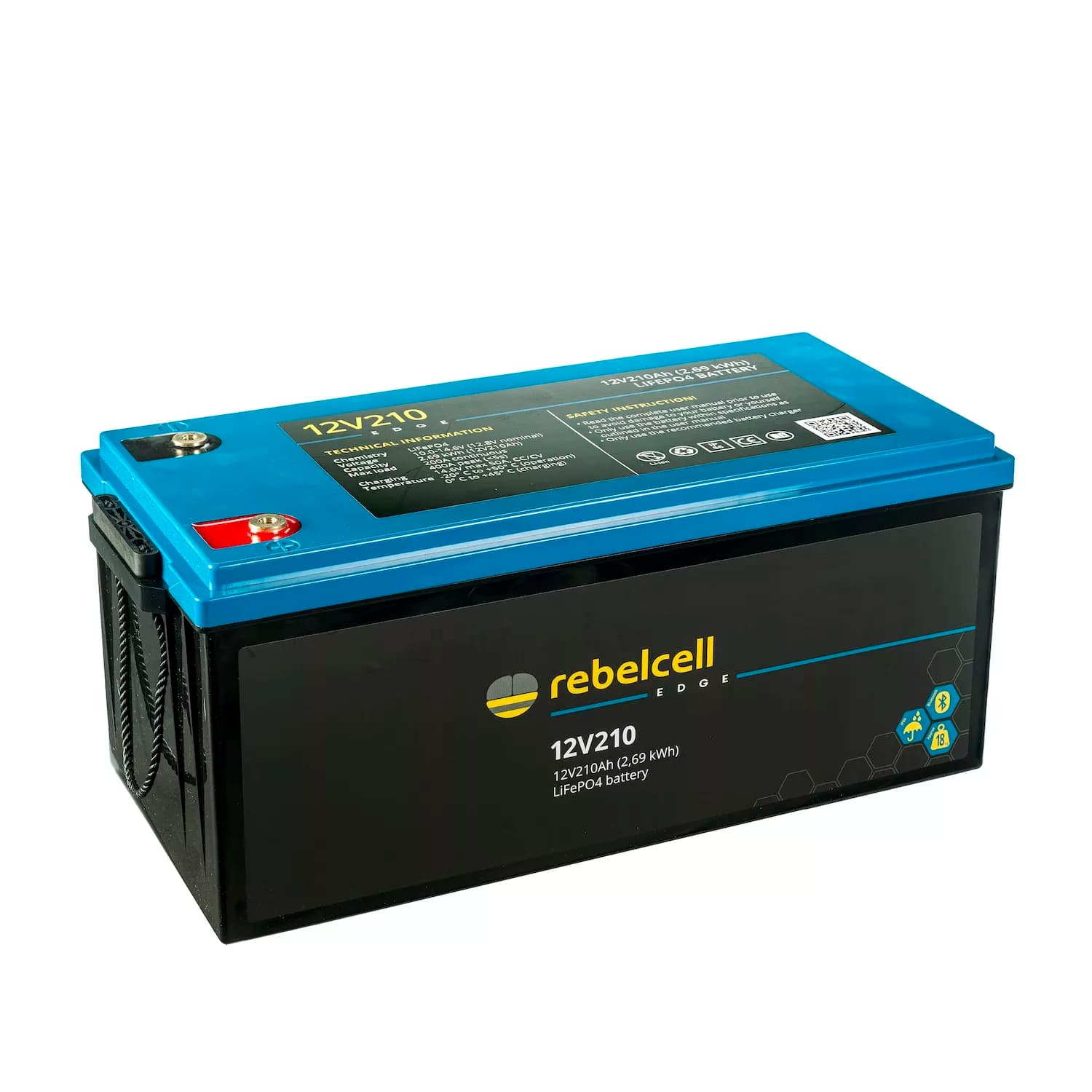 12V210 EDGE LiFePO4 battery