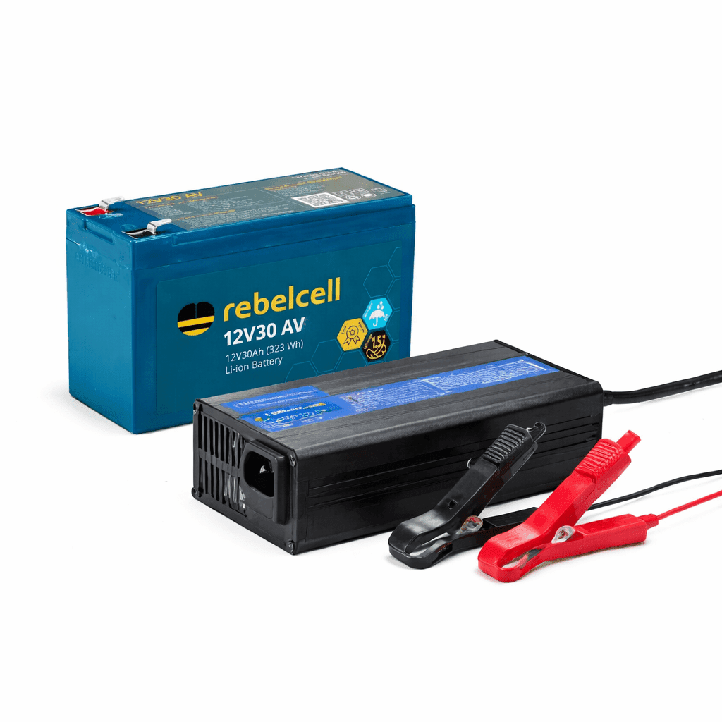12V30 AV li-ion battery with Charger 12.6V6A Li-ion