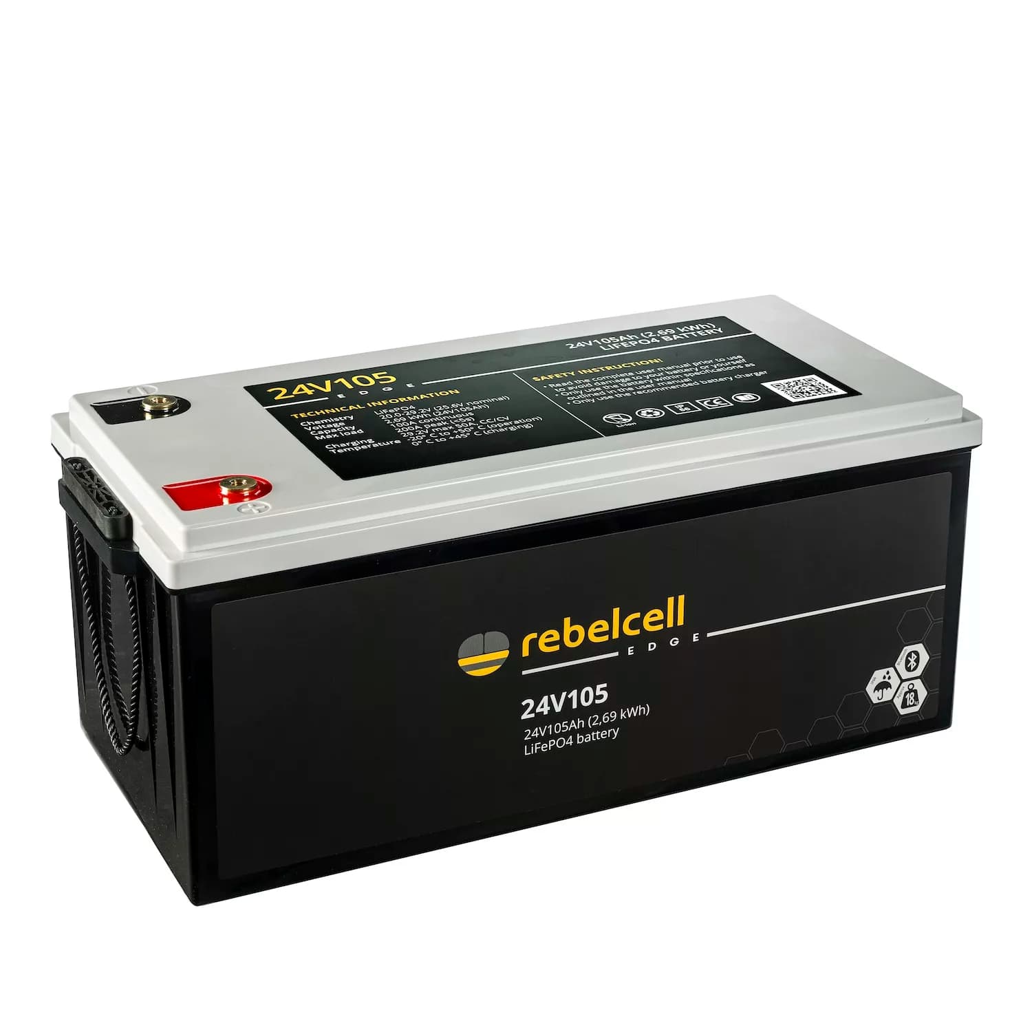 24V105 EDGE LiFePO4 battery