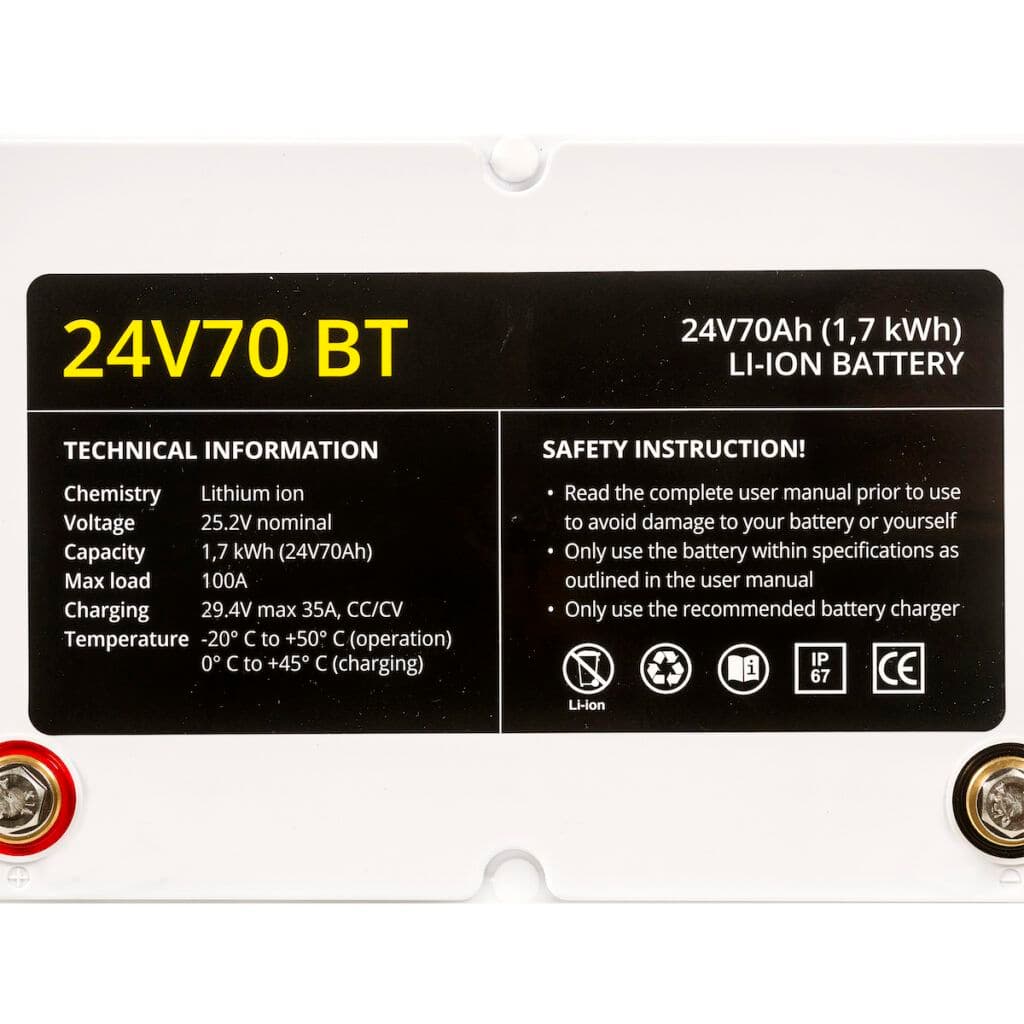 Baterie cu litiu 24V70 BT Resale Cat – A 4