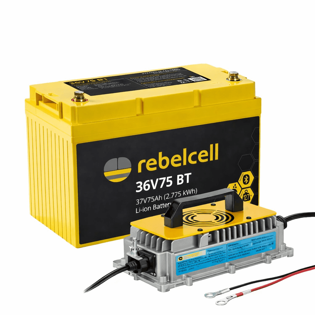 36V75 BT li-ion battery with bluetooth (2,69 kWh)  with Charger 42V20A li-ion (IP65) waterproof