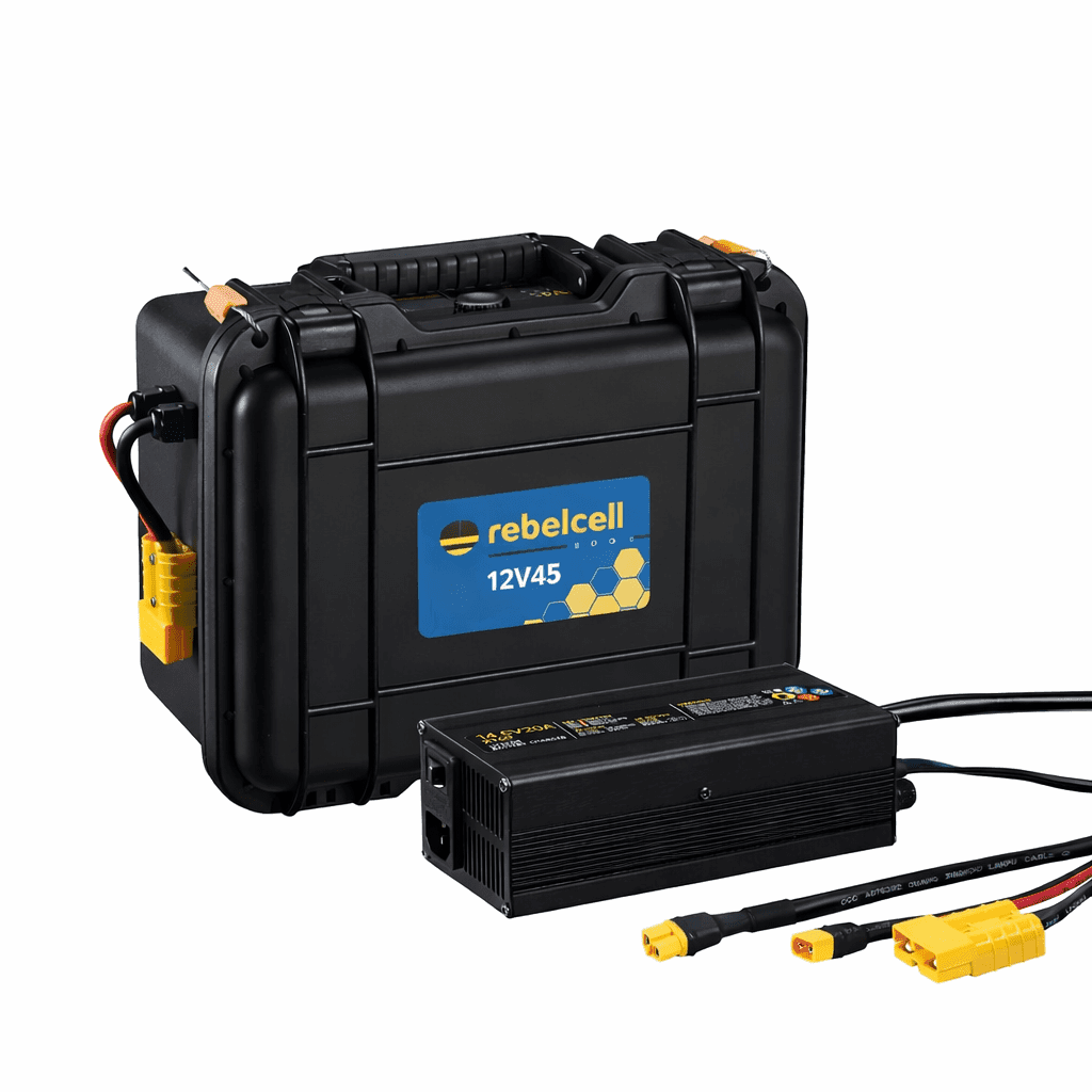 Outdoorbox EDGE 12.45 with Charger 14.6V20A LiFePO4 met XT60