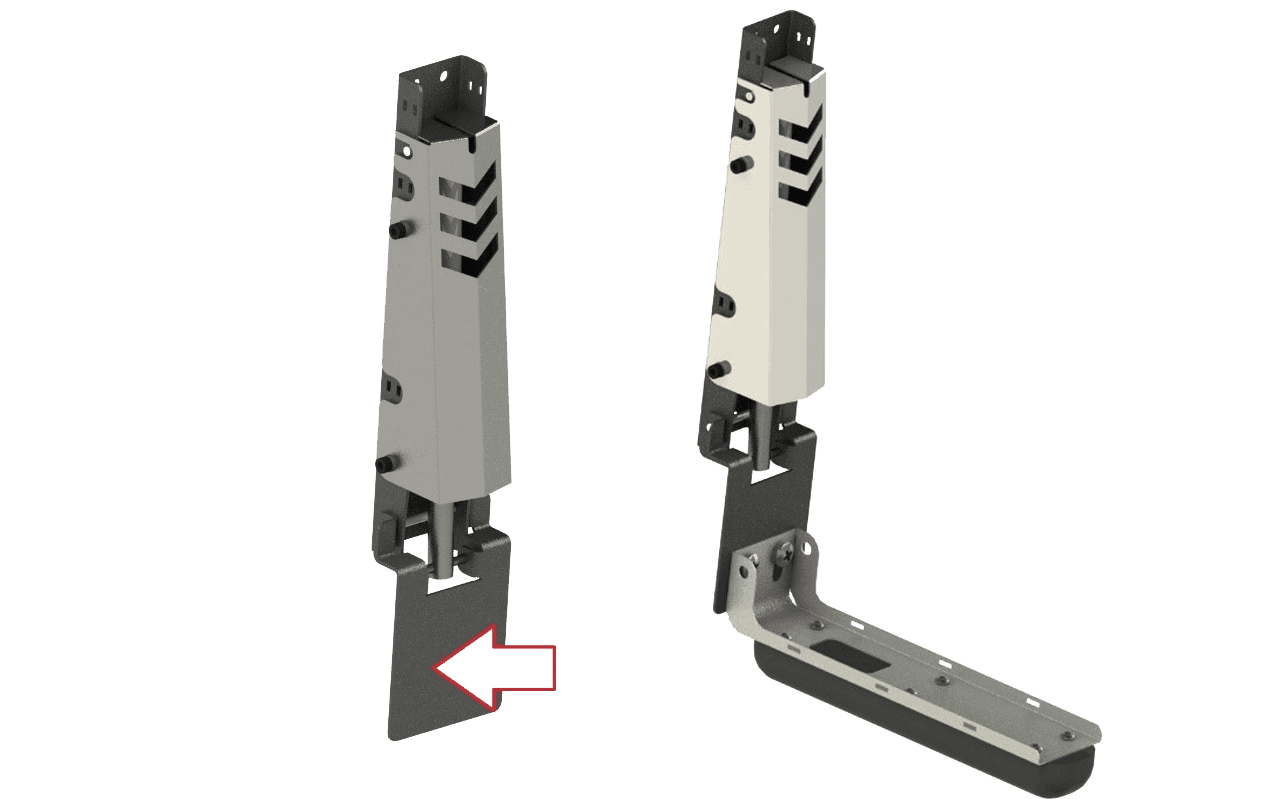 Sounder transducer depth control (LIFT)