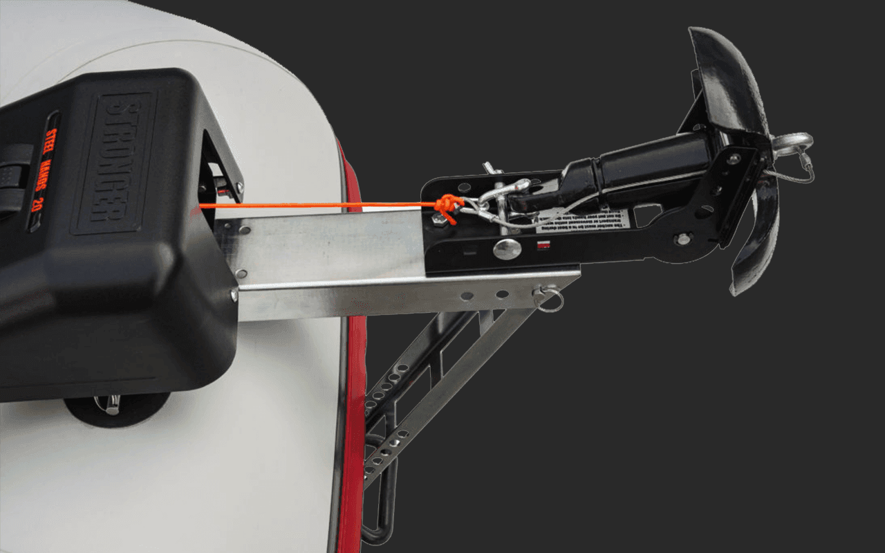 Mounting on an inflatable boat