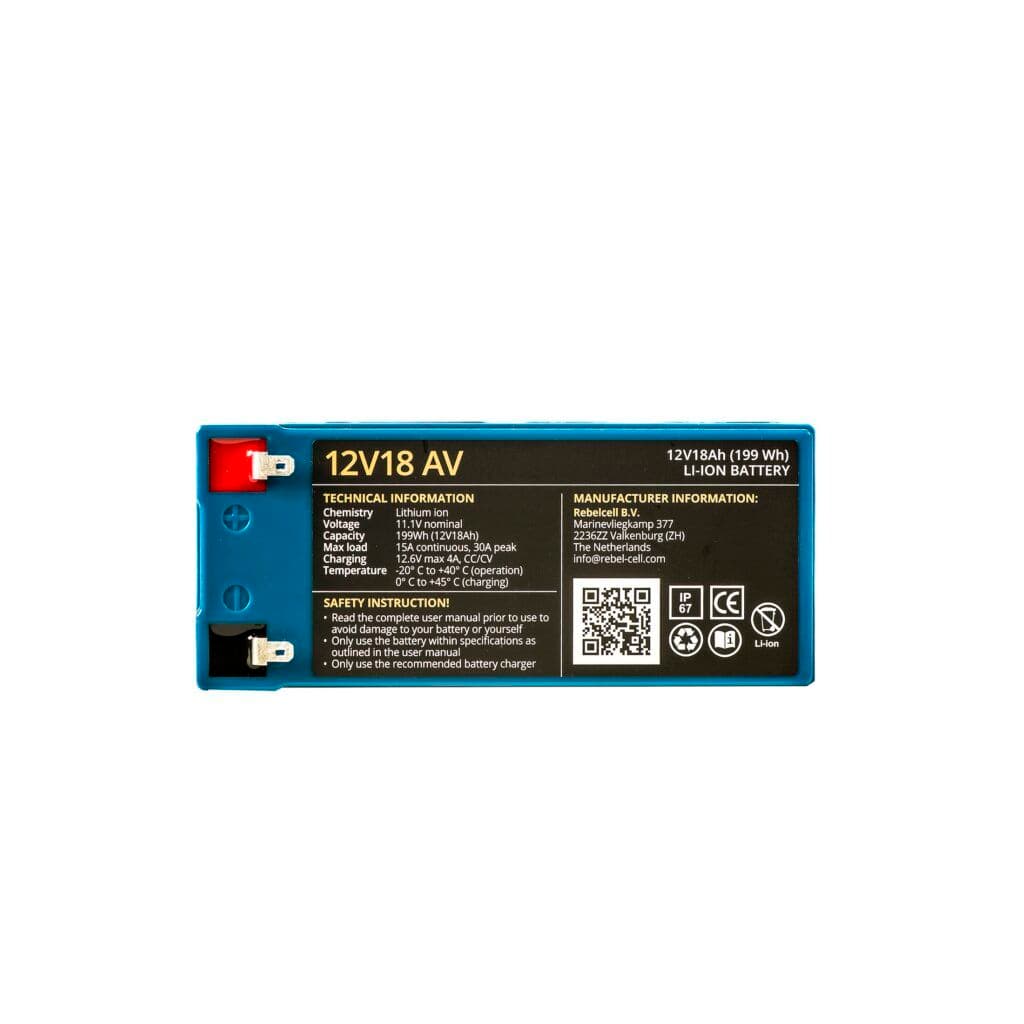 Baterie cu litiu 12V18 AV (Model 2025) 3
