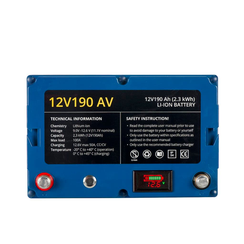 Baterie cu litiu 12V190 AV 2