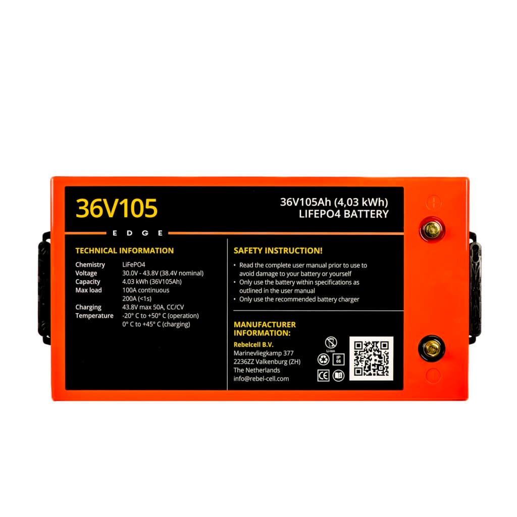 Baterie 36V105 EDGE – mostră de prezentare