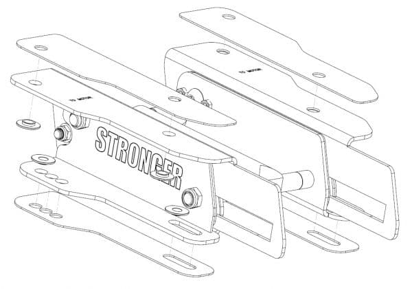 Hydraulic lift for outboard boat motor 4